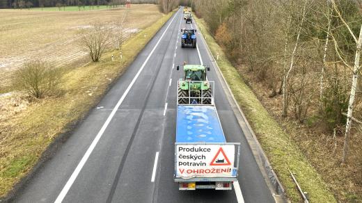 Protesty zemědělců se ve čtvrtek konají po celé republice