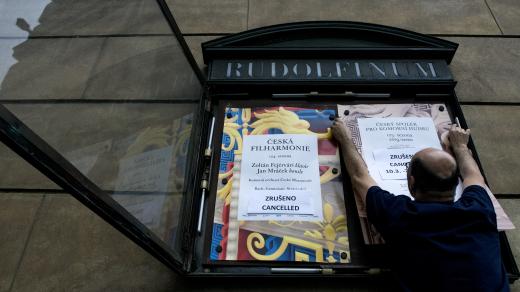 Také Rudolfinum muselo kvůli vládnímu nařízení ke koronaviru zrušit chystané koncerty
