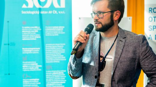 Michal Kubáň na akci Hackuj stát