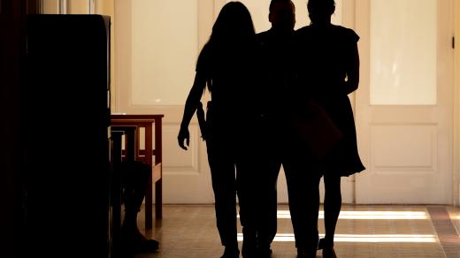 Magdalena Š. přichází k soudu