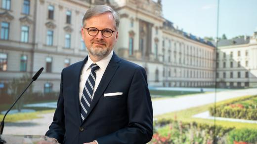 Český premiér Petr Fiala (ODS)