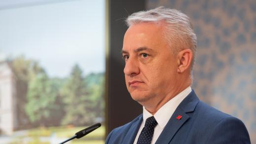Předseda Českomoravské konfederace odborových svazů Josef Středula