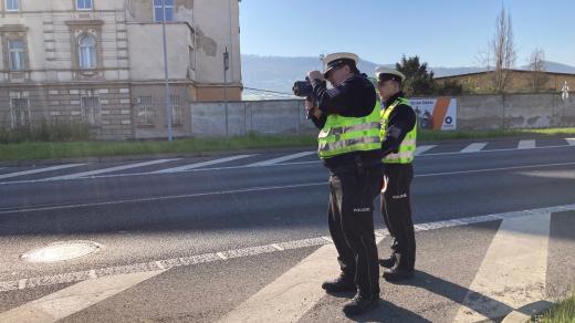 Policejní měření rychlosti