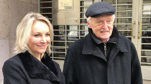 Pavel Prošek a moderátorka Jitka Novotná