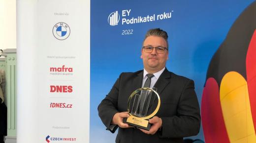 Ředitel Pekárny Srnín Josef Bukovský, jihočeský Podnikatel roku