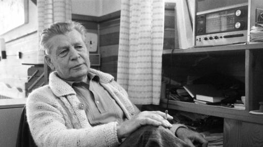 Cestovatel Jiří Hanzelka v roce 1990