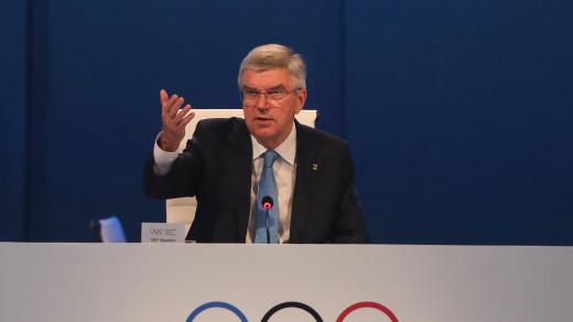 Šéf Mezinárodního olympijského výboru Thomas Bach