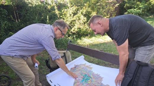Geomorfologická mapa Královské Šumavy