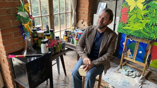 Moje hudební projekty jsou propojeny s výtvarnou složkou, říká Miloš Vacík