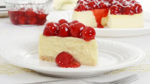 Cheesecake s třešněmi