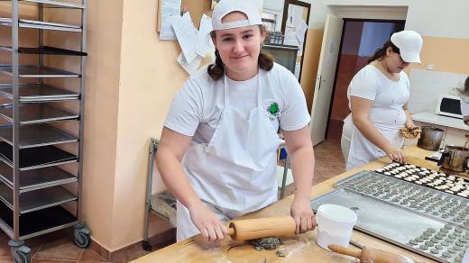 Na učilišti v Horšovském Týně už pečou vánoční cukroví