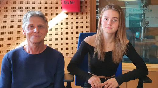 Běžkyně Eliška Koletová a trenér Miroslav Wastl