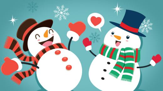 I sněhuláci si rádi zatancují