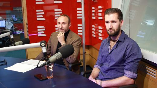 Jan Špička a Martin Čermák, vědci ze Západočeské univerzity v Plzni, kteří nedávno dali podnět k obnovení vyšetřování smrti Jana Masaryka