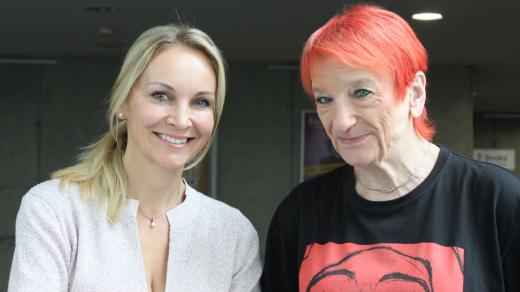Jana Koubková a moderátorka Jitka Novotná