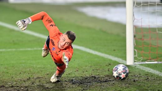 Pardubický brankář Jiří Letáček