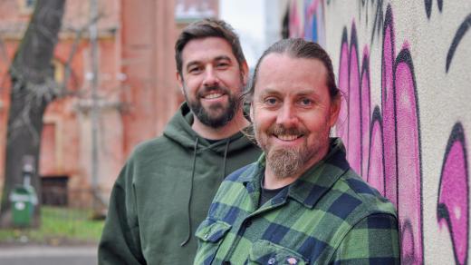 Adam Karlík a Roman Procházka z kapely Divokej Bill