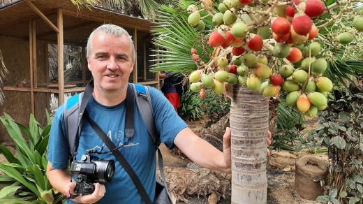Biolog, kantor, fotograf a milovník přírody ve svém živlu