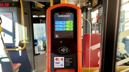 Jízdenkové terminály v autobusech