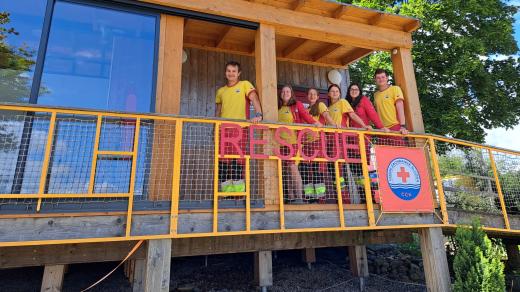 Vodní záchranná služba na Hracholuskách