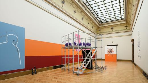 Shifted Realities, pohled do instalace, Paul Maheke, YOU & I (2022)