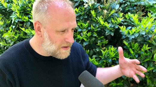 Režisér Peter Bebjak, tvůrce snímku Trhlina