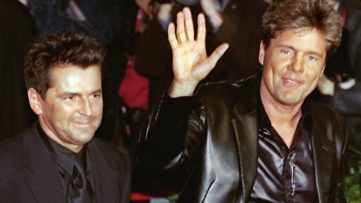 Thomas Anders (vlevo) a Dieter Bohlen alias "Modern Talking"