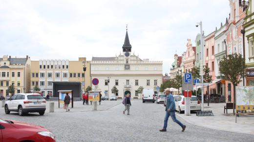 Havlíčkovo náměstí v Havlíčkově Brodě