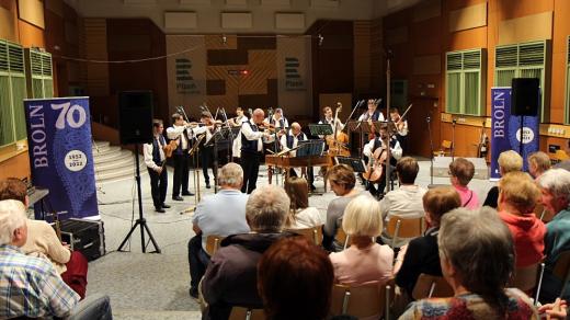 Brněnský rozhlasový orchestr lidových nástrojů (BROLN) v Českém rozhlasu Plzeň 6. 10. 2022