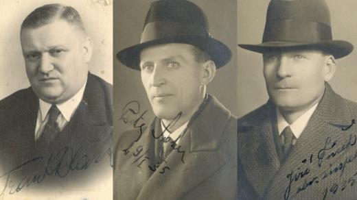 Kapsářská brigáda: František Dlask, Petr Salač, Jiří Tuček