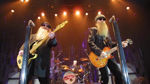 Kapela ZZ Top na snímku z roku 2002