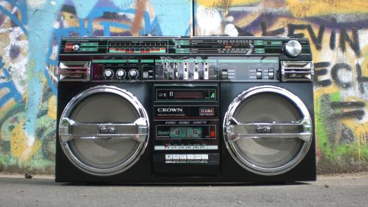 rádio - boombox