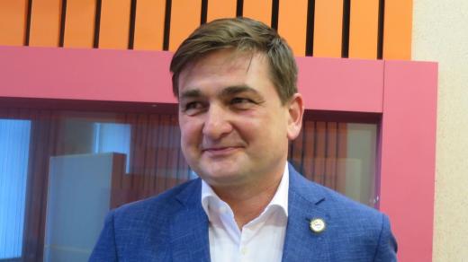 Martin Červíček ve studiu Českého rozhlasu Hradec Králové