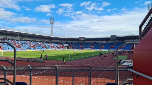Návštěva fotbalového stadionu v Ostravě v roli hostujícícho fanouška