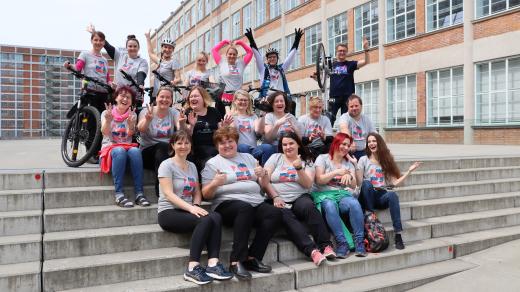 Do práce na kole 2023, Zlín, tým zlínské knihovny