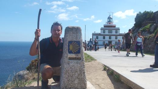 Poutník Roman Klecker na cestě do Santiaga de Compostela