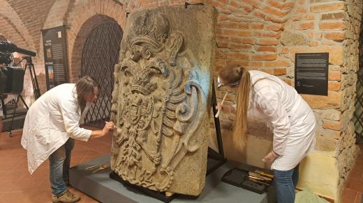 Expozice olomouckého vlastivědného muzea s názvem Příběh kamene