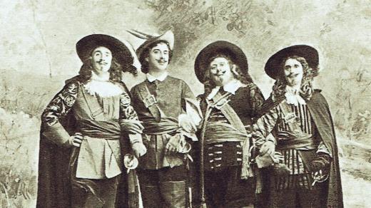 Tři mušketýři a d'Artagnan