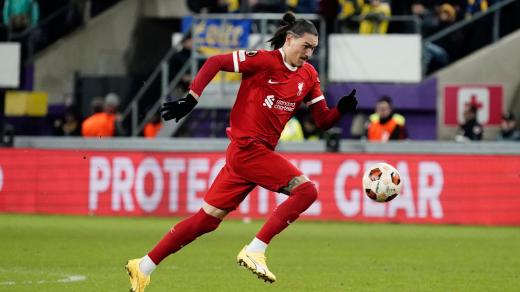 Darwin Núñez v dresu Liverpoolu v posledních týdnech opravdu nezáří