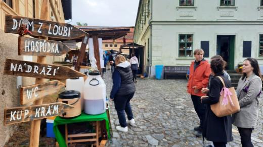 Podzim na vesnici v Muzeu v přírodě Zubrnice