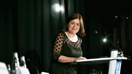 Ministryně pro vědu výzkum a inovace ČR Helena Langšádlová na sněmu Akademie věd