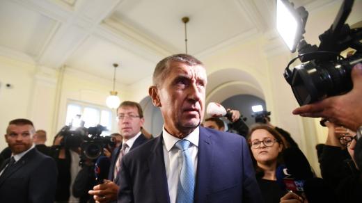 Andrej Babiš u Městského soudu v Praze