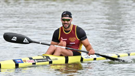 Josef Dostál na reprezentačních testech v Račicích