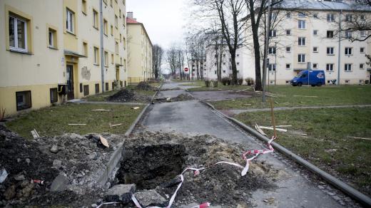 Karviná Nové město, bourání čtvrti Na vyhlídce