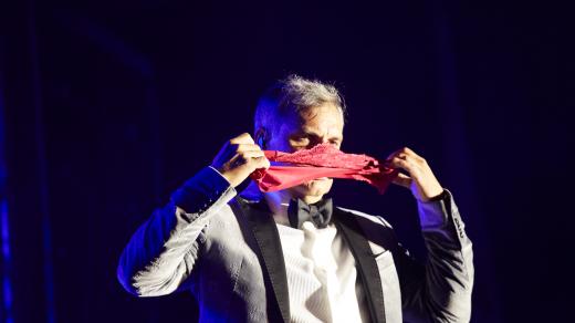 Jiří Macháček během koncertu SymfoMIG