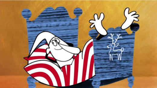 Pohádky z mechu a kapradí (vlevo černobílá verze, vpravo v nových barvách)