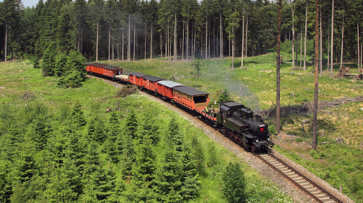 Putovní Legiovlak, který představuje výstavu o životě legionářů