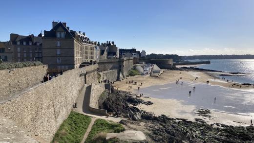 Městské hradby v Saint-Malo