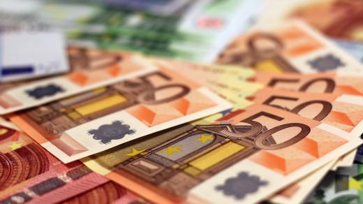 Euro, peníze, bankovky, ilustrační foto