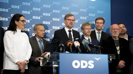 Zástupci Občanské demokratické strany, po druhém kole senátmích voleb, 13.10.2018